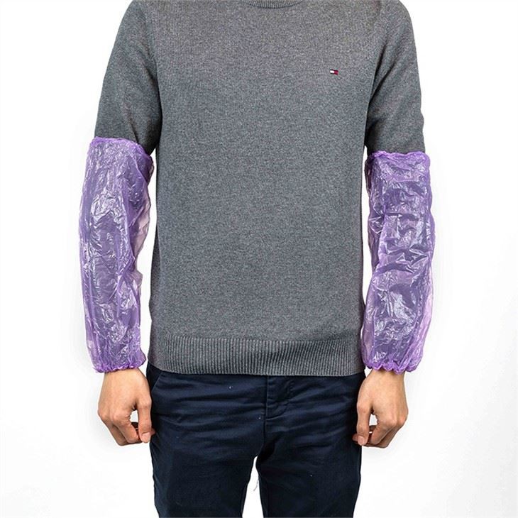 Plastic arm sleeves with elastic 2